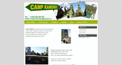 Desktop Screenshot of camp.adrspach-ubytovani.cz